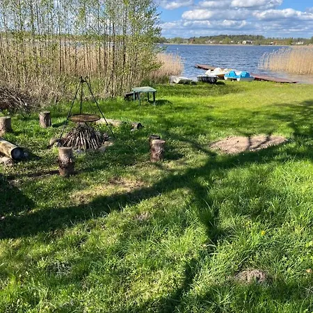 Glamping W Sercu Mazur Z Prywatna Plaza Campismo de Luxo