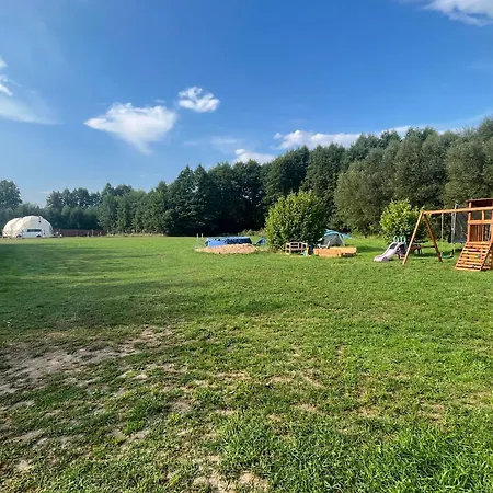 Campismo de Luxo Glamping W Sercu Mazur Z Prywatna Plaza