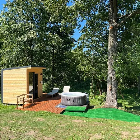Campo de lujo Glamping W Sercu Mazur Z Prywatna Plaza Regiel