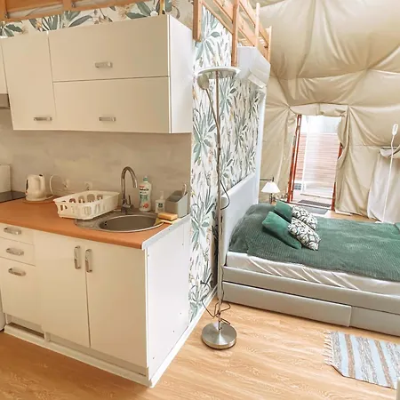 Glamping W Sercu Mazur Z Prywatna Plaza