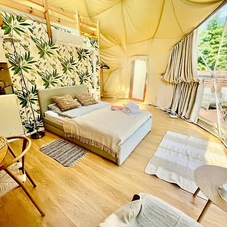 Glamping W Sercu Mazur Z Prywatna Plaza
